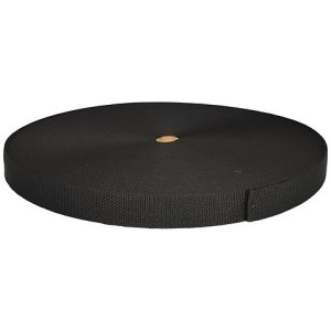 1.5 inch Polypro Bulk Webbing, Black